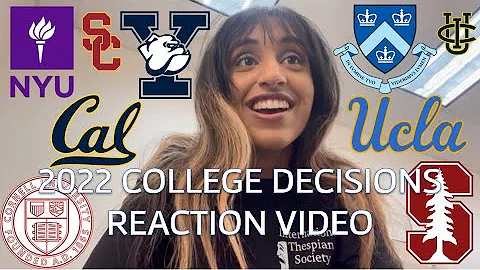 2022 COLLEGE DECISIONS REACTION VIDEO!! (IVIES, UCLA, STANFORD, UC BERKELEY, USC, NYU, AND MORE)