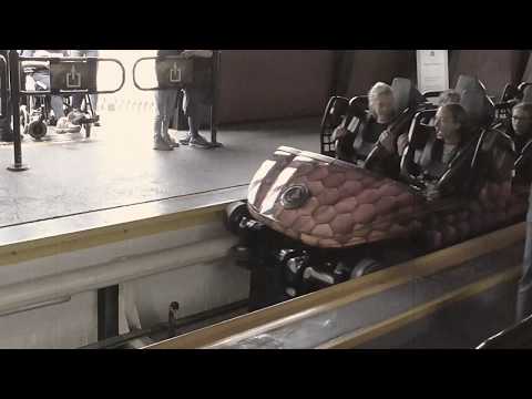 Python Looping Corkscrew Roller Coaster POV