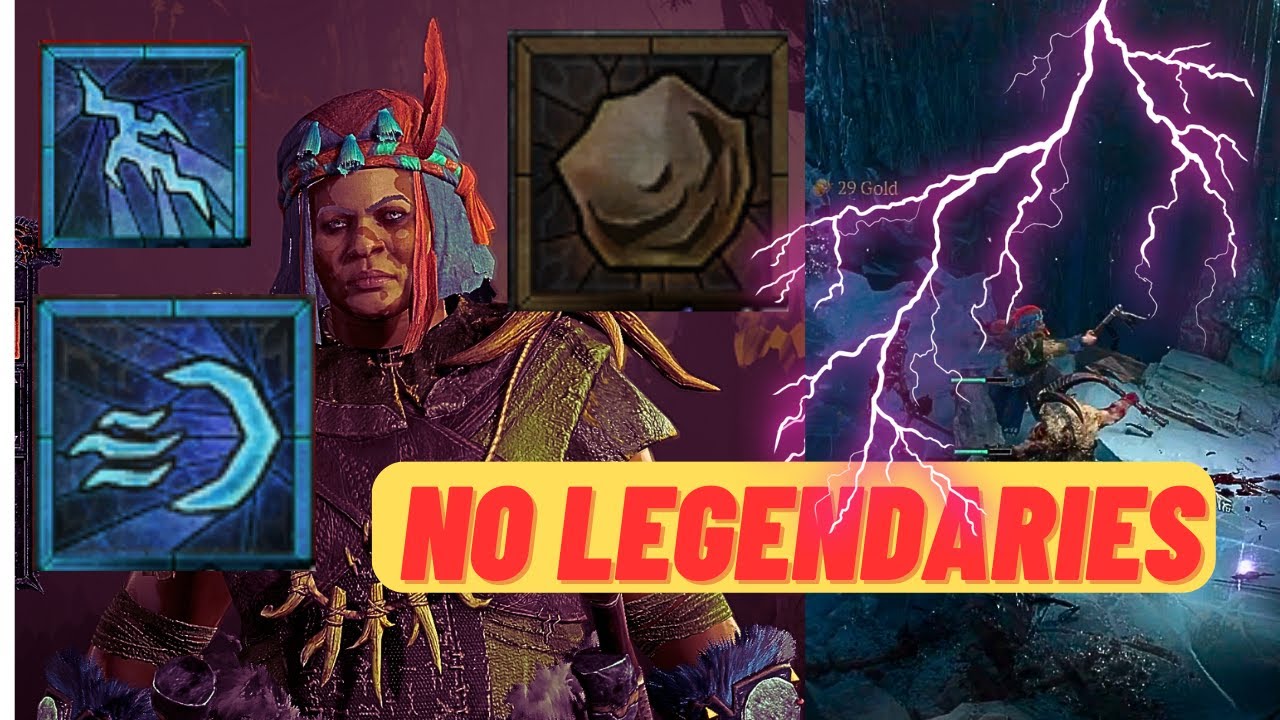 Best Druid build for early game! No legendaries! Diablo 4 - YouTube