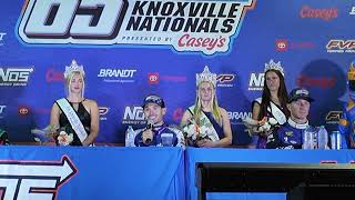 Kyle Larson, Sheldon Haudenschild, and Kasey Kahne Knoxville Nationals Press Conference