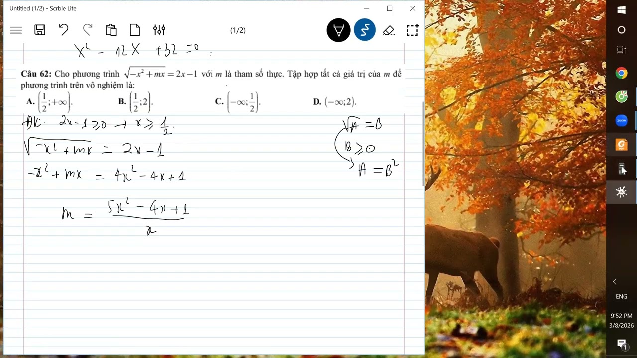 Giải đề minh họa môn Toán ĐGNL TP HCM 2026