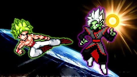 Goku Legendary SSJ V2 (New) (Download) VS Fused Zamasu V4 (all form) in Jump Force Mugen