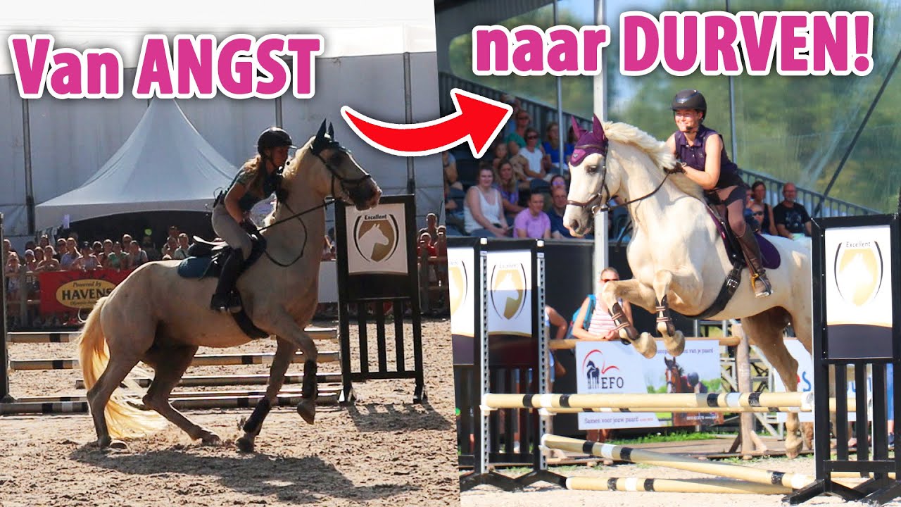 Van ANGST naar DURVEN op HORSE EVENT! | felinehoi VLOG 