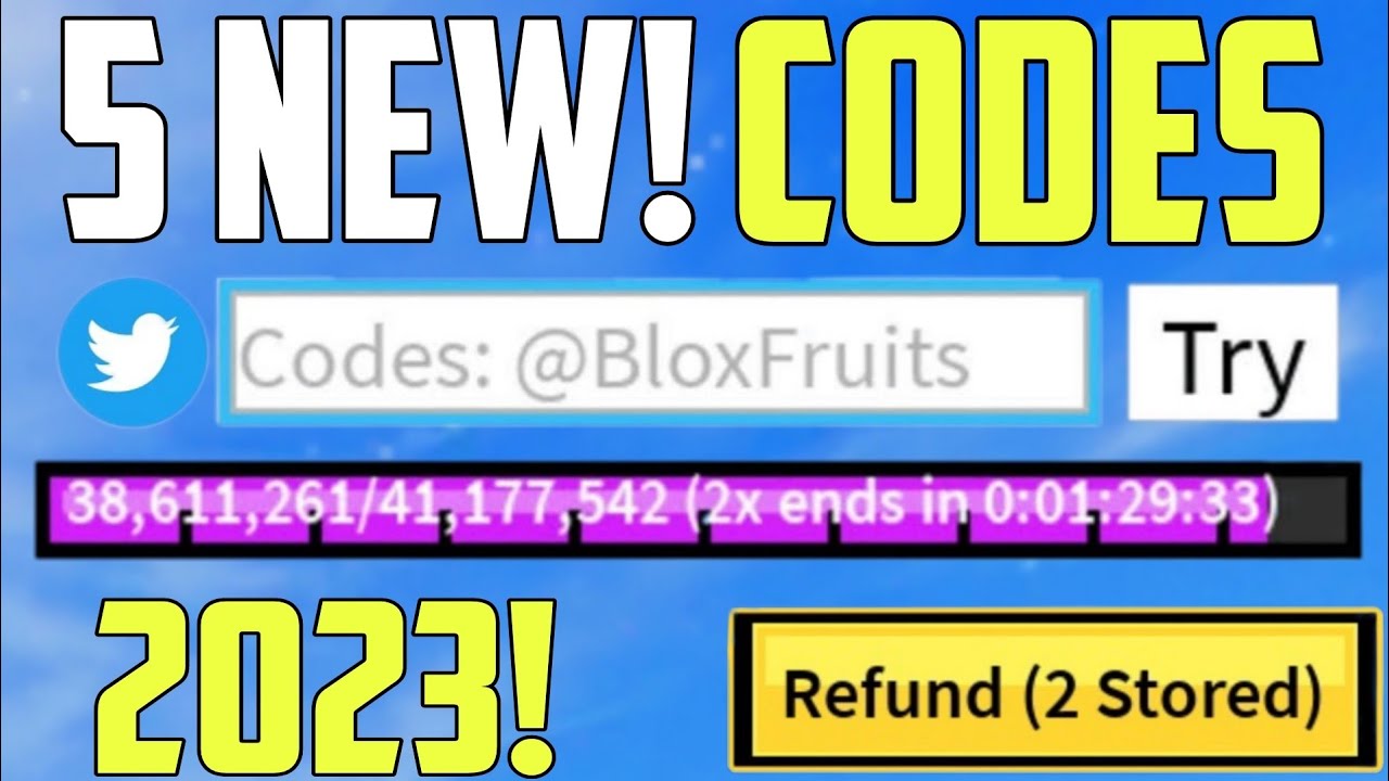 ⚠️Hurry Up⚠️ BLOX FRUITS CODES 2023 - CODES FOR BLOX FRUITS - BLOX FRUITS 