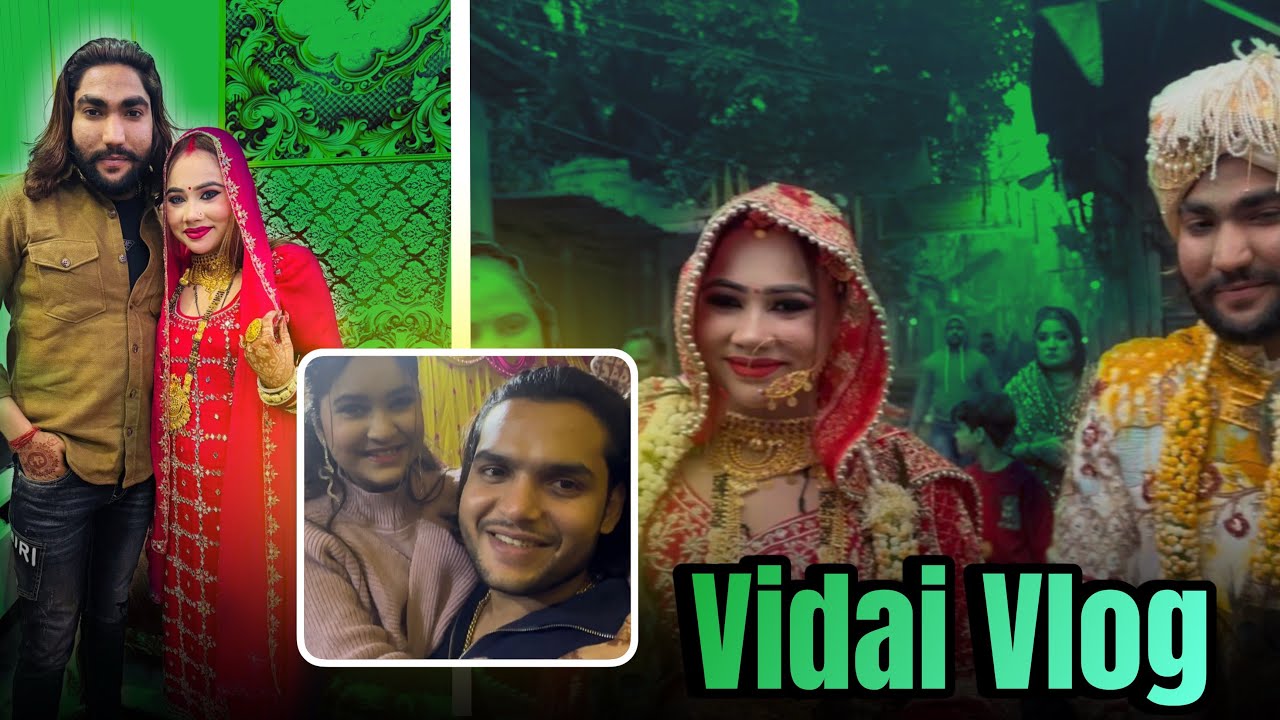 Finally vidai hogyi❤️🙈 #tishikavlog #vidai 