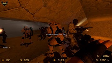 ZOMBIE ESCAPE MOD ON COUNTER-STRIKE: SOURCE, MAP: ZE_ant_farm, CSS