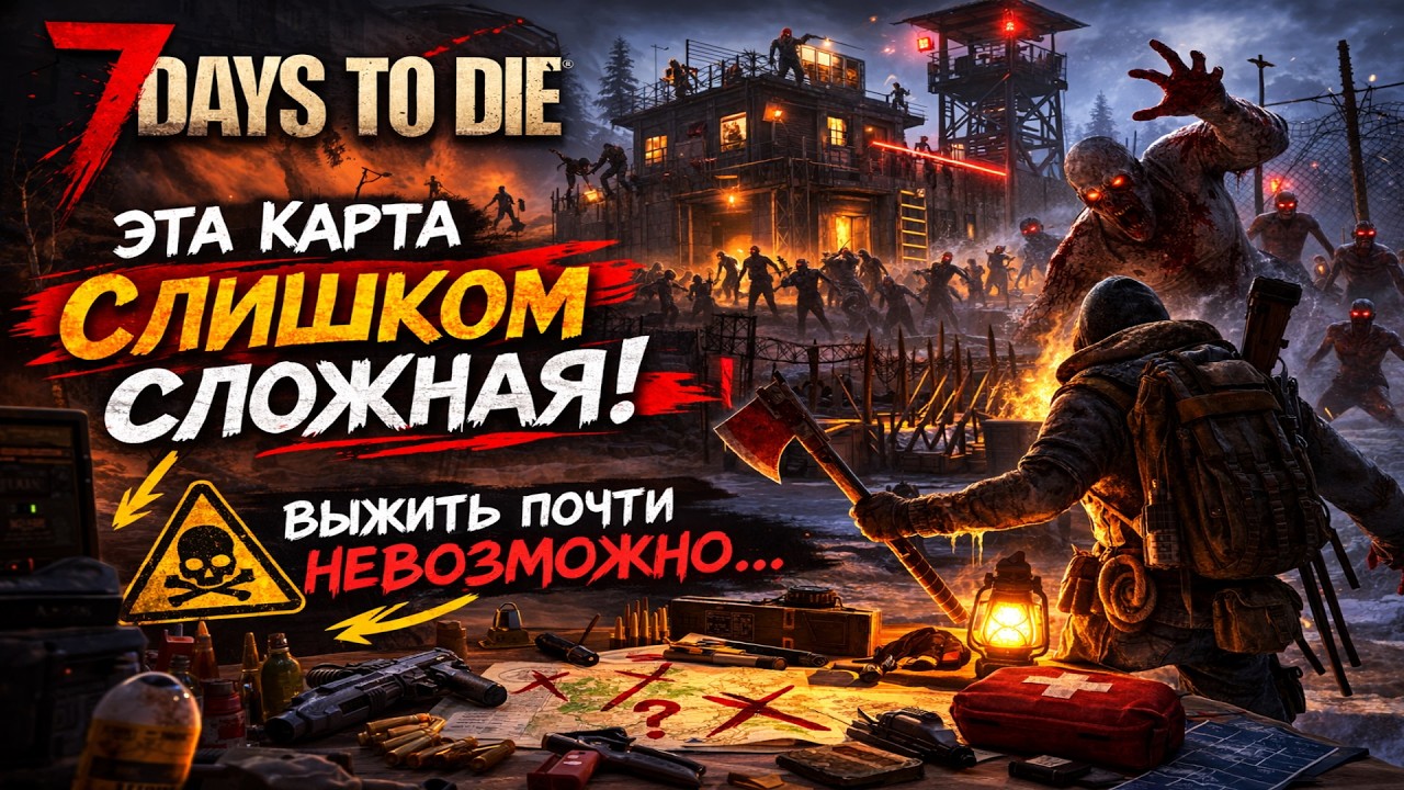 Запускаем сервер с экстремально тяжелыми условиями - 7 Days to Die (#TFPCreators)
