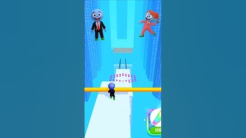 Roof Rails Lvl.19 – The Girl is Teasing Roof Man | From Fail❌ to Victory✅ #shorts #games #roofrails