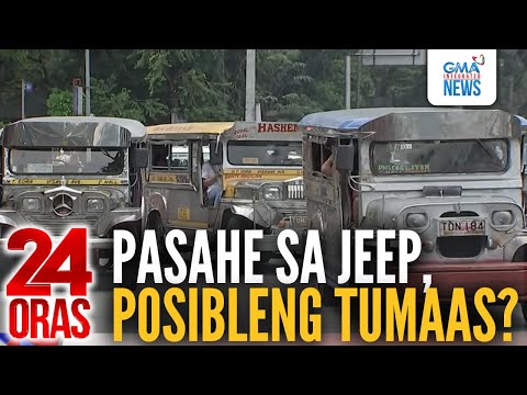 LTFRB: P1 provisional jeepney fare increase, posible kung aabot sa $80/bariles ang Dubai...| 24 Oras