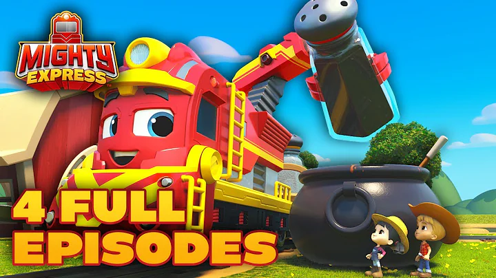 4 FULL EPISODES!  Mighty Express SEASON 3!  - Migh...