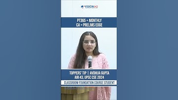 PT365 + Monthly CA = Prelims Edge