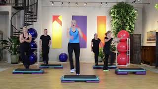 Step Aerobics |  Step by Step 3 with 4 Fun Combos | Intermediate Level | 58 Min | JENNY FORD screenshot 4