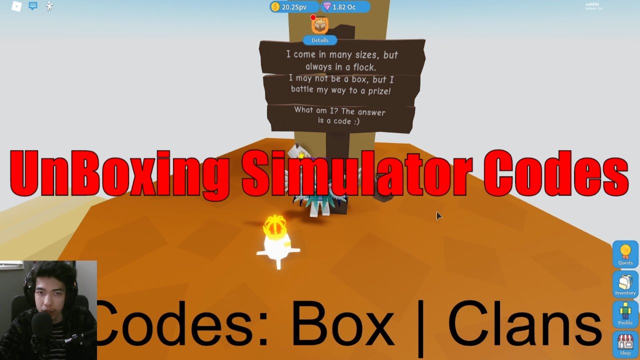 Roblox Unboxing Simulator Codes (August 2021)