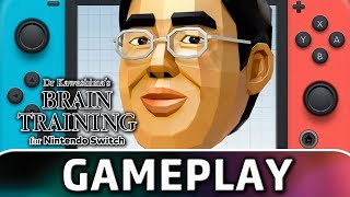 Dr Kawashimas Brain Training For Nintendo Switch Quick Play Gameplay
