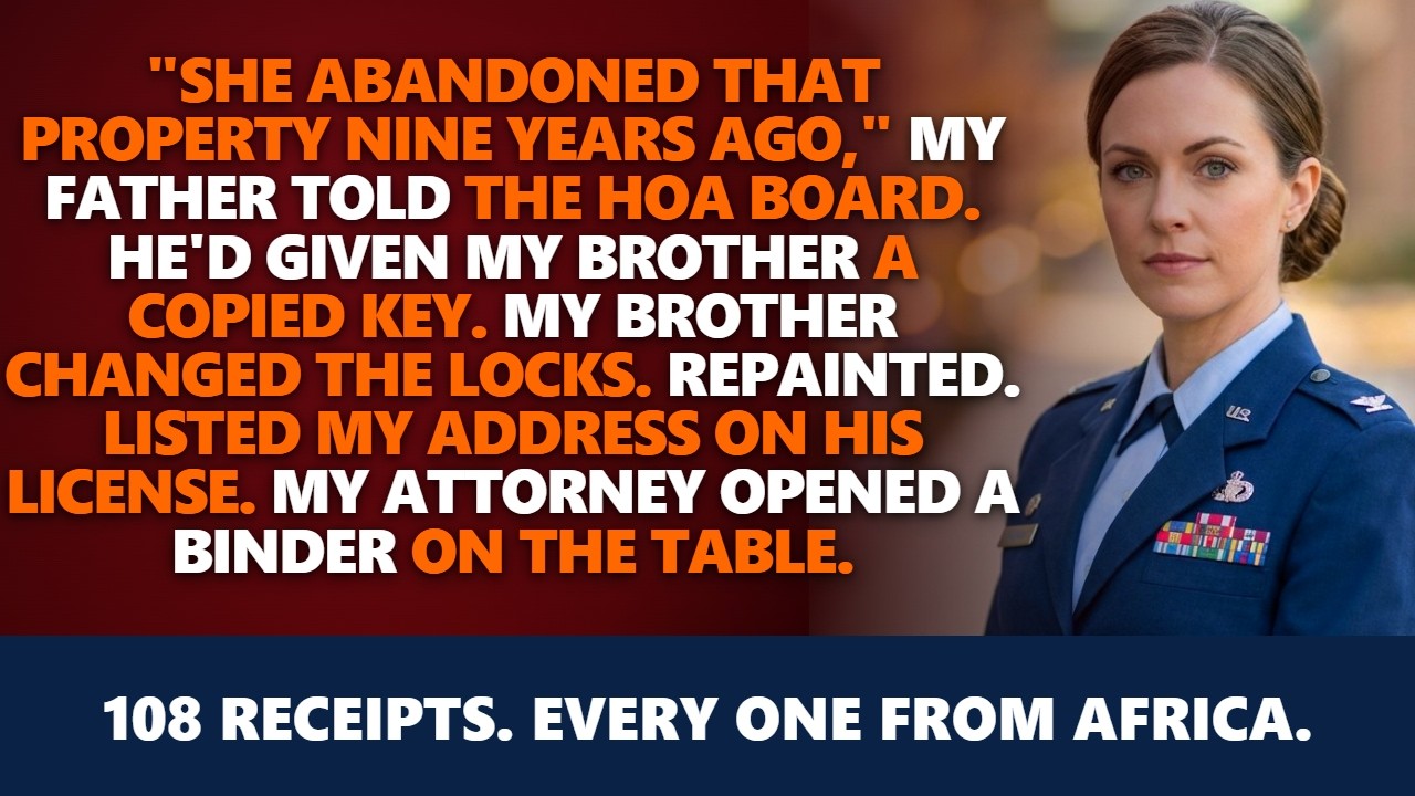 At an HOA Meeting, Dad Called Me Unstable — Then a General Walked Through the Back Door