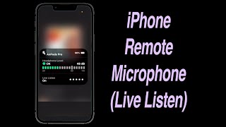 iPhone Hack to Hear Somebody Better in a Noisy Environment! Use Live Listen! #shorts