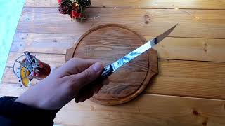 Opinel 12 Inox филейный, бубинга. Обзор и тест-драйв.