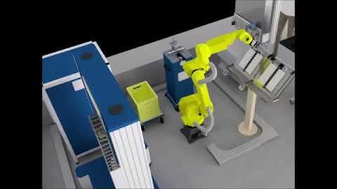 LABORTECH s.r.o. - ROBOTIC WORKSTATION YELLOW RUNNER 2019 in 3D model schema