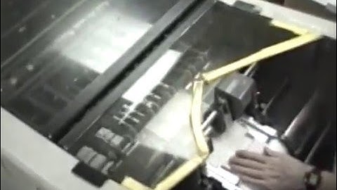 Moore Detacher Bursting Machines Dec. 1987 with Steve & Kevin.