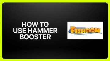 How To Use Hammer Booster In Fishdom 2025! Tutorial