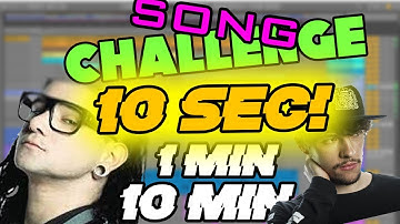 10mins, 1min, 10 secs to Make a Song *Challenge*! (Not Good Idea)