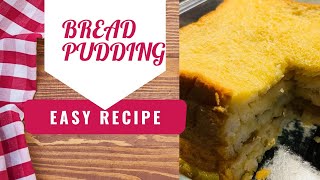 Easy Delicious Bread Pudding Recipe (English sub) | ලේසිම රසම පාන් පුඩිම