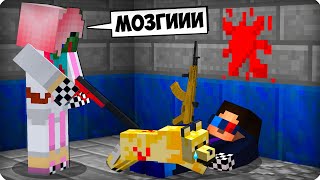 Она майнкрафт!  Minecraft  Сериал ШЕДИ МЕН, среди нас часть 46 зомби апокалипсис в.