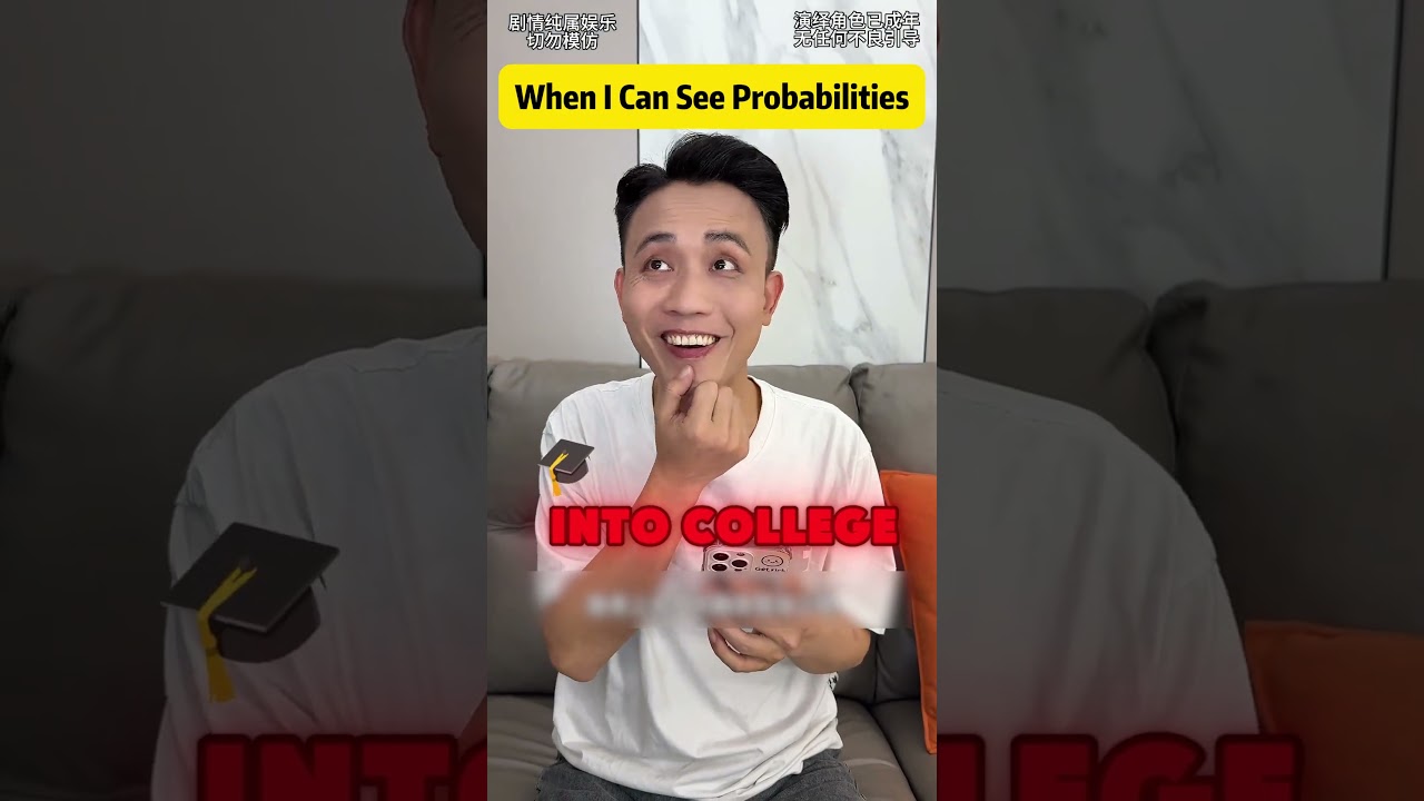 When I Can See Probabilities 📊🤯 #funny #magic #teacher #comedy #happy #cooking #school #memes