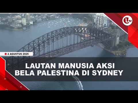 RATUSAN RIBU ORANG PADATI JEMBATAN SYDNEY DALAM AKSI BELA PALESTINA  | U-NEWS