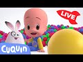 🔴 LIVE 🔴 Learn colors, numbers and shapes with Cuquín | Educational videos for kids.