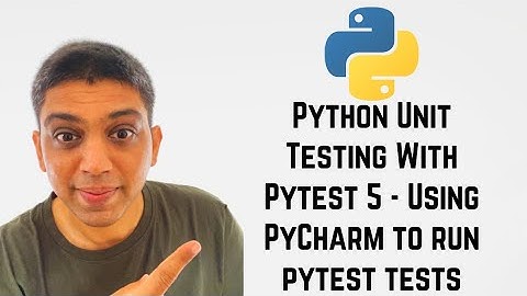 Python Unit Testing With Pytest 5 - Using PyCharm to run pytest tests