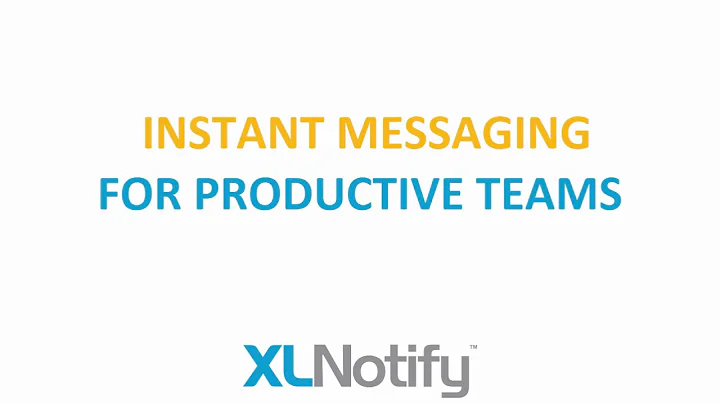 XLNotify Instant Messaging Demo