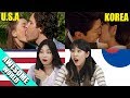 ASIAN GIRL REACT TO Western kiss scene and Eastern kiss scene