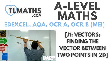 A-Level Maths: J1-03 [Vectors: Finding the Vector between Two Points in 2D]