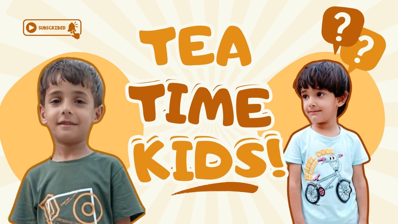 Arish and Abrish Tea Time Fun  Cute Moments & Happy Play