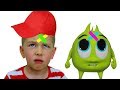 Рома и Хелпик поют ПЕСЕНКУ для детей The boo boo song for kids!