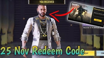 25 November Redeem Code Codm 2022 | Today Redeem Code Codm | New Redeem Code Codm Nov 2022 | Codm