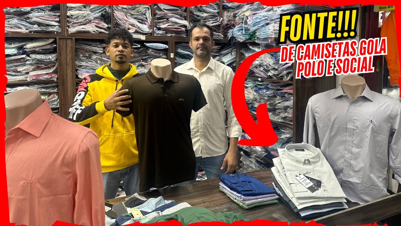 👔💰 FORNECEDOR DE CAMISA SOCIAL E CAMISA POLO NO BRÁS SP 👔💰