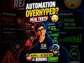 Is Automation Testing overhyped? #shorts #automationtesting