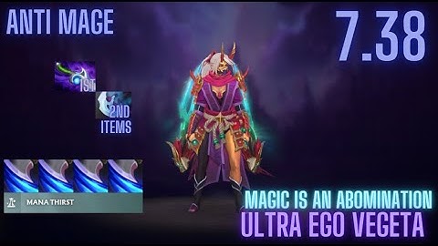 Anti Mage 7.38b l Nature Prophet Crying l Diffusal Blade+Manta 🔥🔥🔥 Dota 2