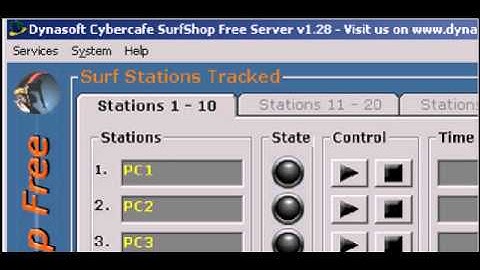 Dynasoft Cybercafe SurfShop - Internet Cafe Freeware - Intro