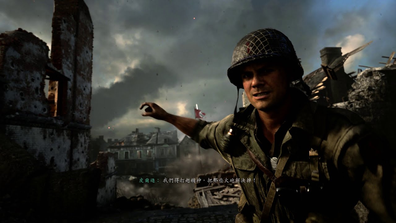 [繁中字幕] I play Call of Duty 14 WWII with CHEAT!! #01 - YouTube