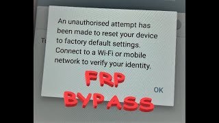 How to bypass FRP Factory Reset Protection on Samsung devices without any PC or OTG  Version 6.0.1