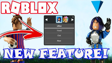 New Social Feature in Roblox! - Avatar Context Menu to Enhance Socialization - Friend, Chat and Wave