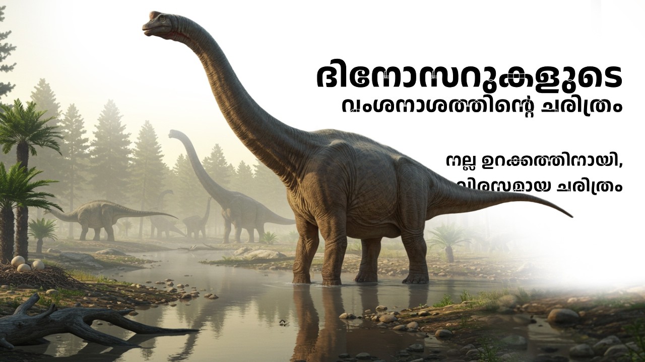 ദിനോസറുകളുടെ ഉദയവും വീഴ്ചയും, ഭൂമിയിലെ ഏറ്റവും വലിയ ജീവിയുടെ  വംശനാശത്തിന്റെ ചരിത്രം | Slumber Saga