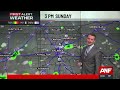 First Alert Forecast: Warmer Father's Day ahead with spotty late-day storms