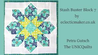 no 061 #Patchwork stash buster block 7- der ist soooo schön-so beautiful