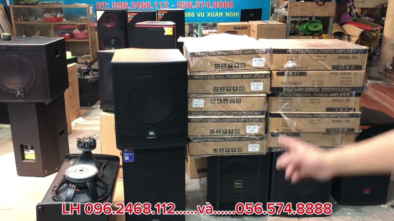 Xả kho. Đẩy 2 kênh rẻ 400k.2400w . Loa full 30 giá 4000k(nexo và Martin) bao ship. LH..096.2468.112