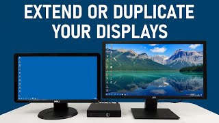 How to EXTEND or DUPLICATE PC Displays