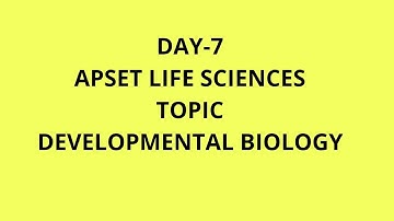 APSET LIFE SCIENCES PREVIOUS PAPER SOLVED WITH EXPLANTION